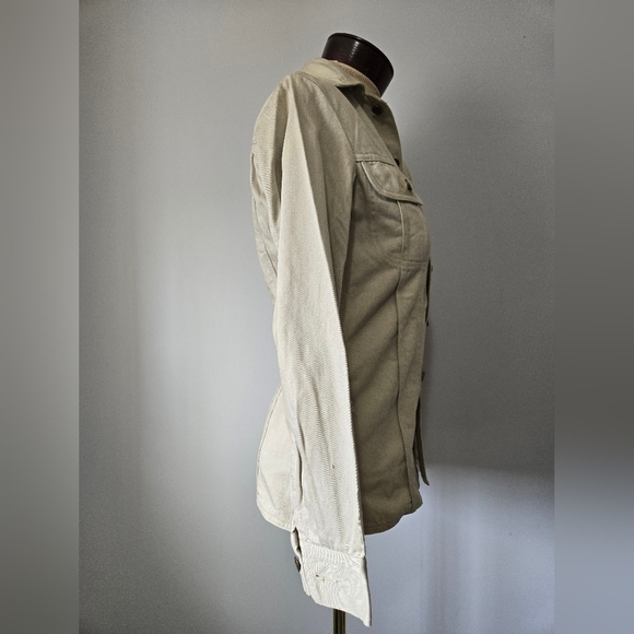 LEE Cream Denim Western Jacket. Size Small - Picture 4 of 13